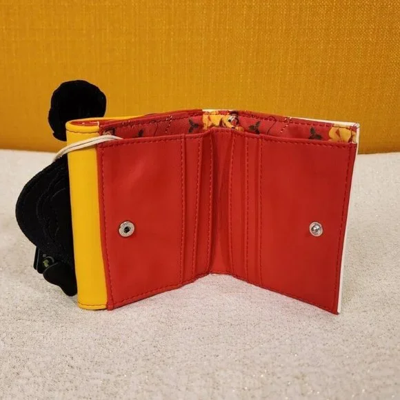 Loungefly Disney Pluto Santa Letter Holiday Flap Wallet NEW - Picture 12 of 16